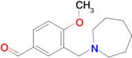 3-(Azepan-1-ylmethyl)-4-methoxybenzaldehyde