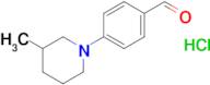 4-(3-Methylpiperidin-1-yl)benzaldehyde hydrochloride