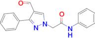 2-(4-Formyl-3-phenyl-1H-pyrazol-1-yl)-N-phenylacetamide