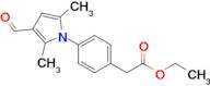 Ethyl 2-(4-(3-formyl-2,5-dimethyl-1H-pyrrol-1-yl)phenyl)acetate