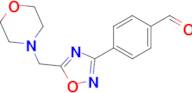 4-(5-(Morpholinomethyl)-1,2,4-oxadiazol-3-yl)benzaldehyde