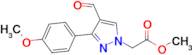 Methyl 2-(4-formyl-3-(4-methoxyphenyl)-1H-pyrazol-1-yl)acetate