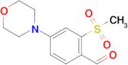 2-(Methylsulfonyl)-4-morpholinobenzaldehyde