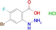 4-Bromo-5-fluoro-2-hydrazineylbenzoic acid hydrochloride