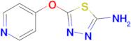 5-(Pyridin-4-yloxy)-1,3,4-thiadiazol-2-amine