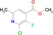 Methyl 2-chloro-3-fluoro-6-methylisonicotinate