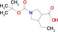 1-(Tert-butoxycarbonyl)-4-ethylpyrrolidine-3-carboxylic acid