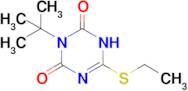 3-(tert-Butyl)-6-(ethylthio)-1,3,5-triazine-2,4(1H,3H)-dione