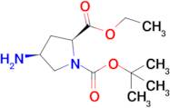 1-(tert-Butyl) 2-ethyl (2S,4S)-4-aminopyrrolidine-1,2-dicarboxylate