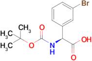 (S)-2-(3-Bromophenyl)-2-((tert-butoxycarbonyl)amino)acetic acid