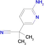 2-(6-Aminopyridin-3-yl)-2-methylpropanenitrile