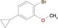 1-Bromo-4-cyclopropyl-2-methoxybenzene