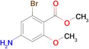 Methyl 4-amino-2-bromo-6-methoxybenzoate