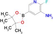 2-Fluoro-5-(4,4,5,5-tetramethyl-1,3,2-dioxaborolan-2-yl)pyridin-3-amine