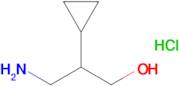 3-Amino-2-cyclopropylpropan-1-ol hydrochloride