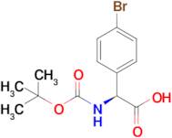 (S)-2-(4-Bromophenyl)-2-((tert-butoxycarbonyl)amino)acetic acid