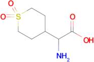 2-Amino-2-(1,1-dioxidotetrahydro-2H-thiopyran-4-yl)acetic acid