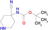 tert-Butyl (4-cyanopiperidin-4-yl)carbamate