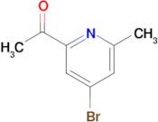 1-(4-Bromo-6-methylpyridin-2-yl)ethan-1-one