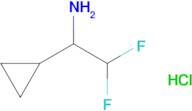 1-Cyclopropyl-2,2-difluoroethanamine hydrochloride