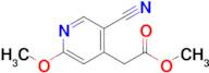 Methyl 2-(5-cyano-2-methoxypyridin-4-yl)acetate