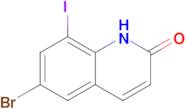 6-Bromo-8-iodoquinolin-2(1H)-one