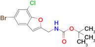 tert-Butyl ((5-bromo-7-chlorobenzofuran-2-yl)methyl)carbamate