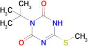3-(tert-Butyl)-6-(methylthio)-1,3,5-triazine-2,4(1H,3H)-dione