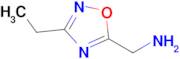 (3-Ethyl-1,2,4-oxadiazol-5-yl)methanamine