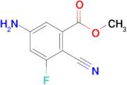 Methyl 5-amino-2-cyano-3-fluorobenzoate