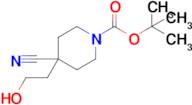 Tert-Butyl 4-cyano-4-(2-hydroxyethyl)piperidine-1-carboxylate