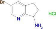 3-Bromo-6,7-dihydro-5H-cyclopenta[b]pyridin-7-amine hydrochloride