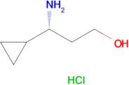 (R)-3-Amino-3-cyclopropylpropan-1-ol hydrochloride