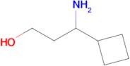 3-Amino-3-cyclobutylpropan-1-ol