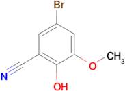 5-Bromo-2-hydroxy-3-methoxybenzonitrile