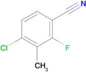 4-Chloro-2-fluoro-3-methylbenzonitrile