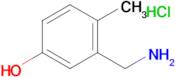 3-(Aminomethyl)-4-methylphenol hydrochloride