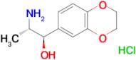 (1R,2S)-2-Amino-1-(2,3-dihydrobenzo[b][1,4]dioxin-6-yl)propan-1-ol hydrochloride