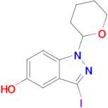 3-Iodo-1-(tetrahydro-2H-pyran-2-yl)-1H-indazol-5-ol