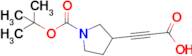 3-(1-(tert-Butoxycarbonyl)pyrrolidin-3-yl)propiolic acid