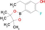 5-Ethyl-2-fluoro-4-(4,4,5,5-tetramethyl-1,3,2-dioxaborolan-2-yl)phenol