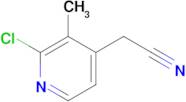 2-(2-Chloro-3-methylpyridin-4-yl)acetonitrile