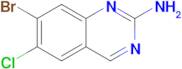 7-Bromo-6-chloroquinazolin-2-amine