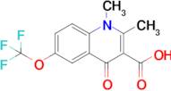 1,2-Dimethyl-4-oxo-6-(trifluoromethoxy)-1,4-dihydroquinoline-3-carboxylic acid