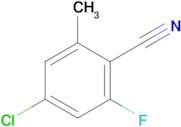 4-Chloro-2-fluoro-6-methylbenzonitrile