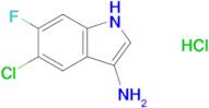 5-Chloro-6-fluoro-1H-indol-3-amine hydrochloride