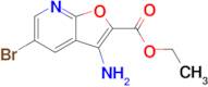 Ethyl 3-amino-5-bromofuro[2,3-b]pyridine-2-carboxylate