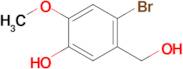 4-Bromo-5-(hydroxymethyl)-2-methoxyphenol