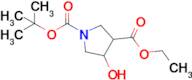 1-tert-Butyl 3-ethyl 4-hydroxypyrrolidine-1,3-dicarboxylate