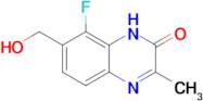 8-Fluoro-7-(hydroxymethyl)-3-methylquinoxalin-2(1H)-one